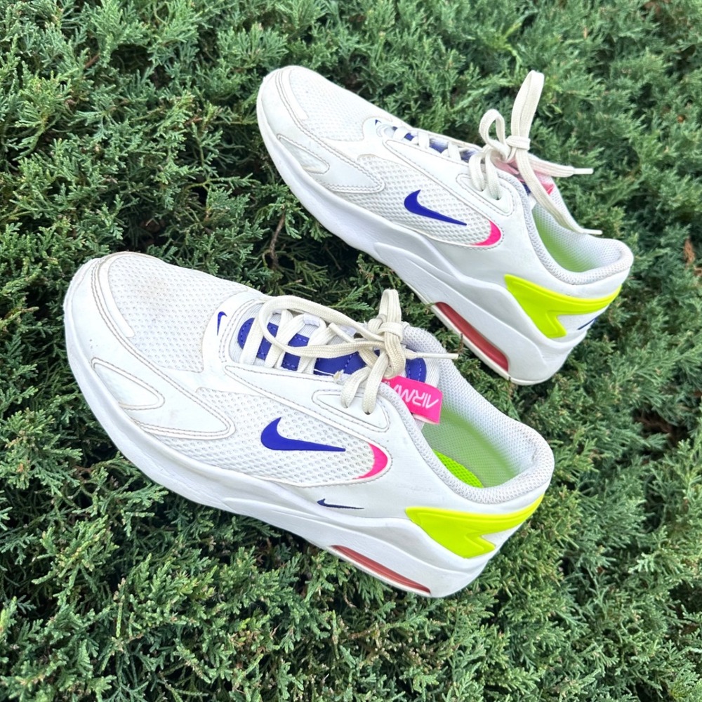 Nike Air Max Bolt AMD Athletic Shoes Women Sz 6.5 White Indigo Burst Pink Blast - Picture 3 of 13